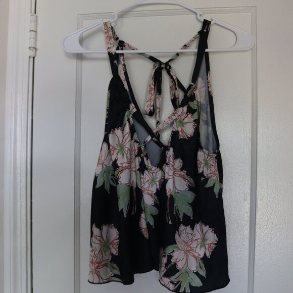 Free People Silk Floral Tanktop - Picture 1 of 5